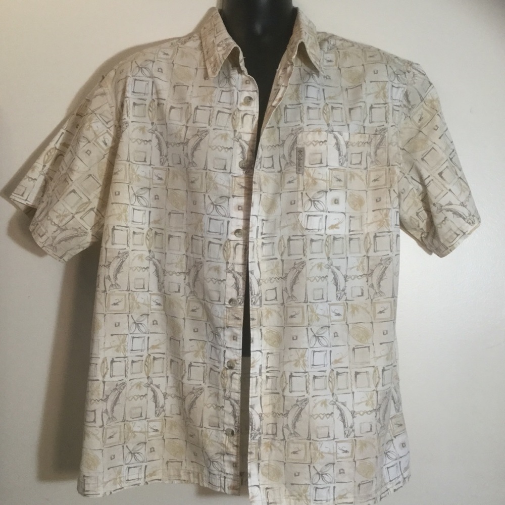 COLUMBIA LARGE HAWAIIAN SHIRT